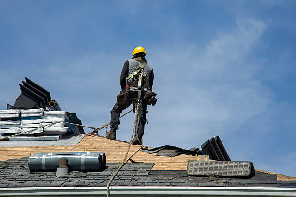 Professional Roof Replacement technician working in New Church, VA